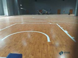 室內(nèi)體育籃球地板施工流程