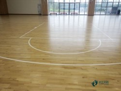 俄勒岡松舞臺運動場地板施工隊